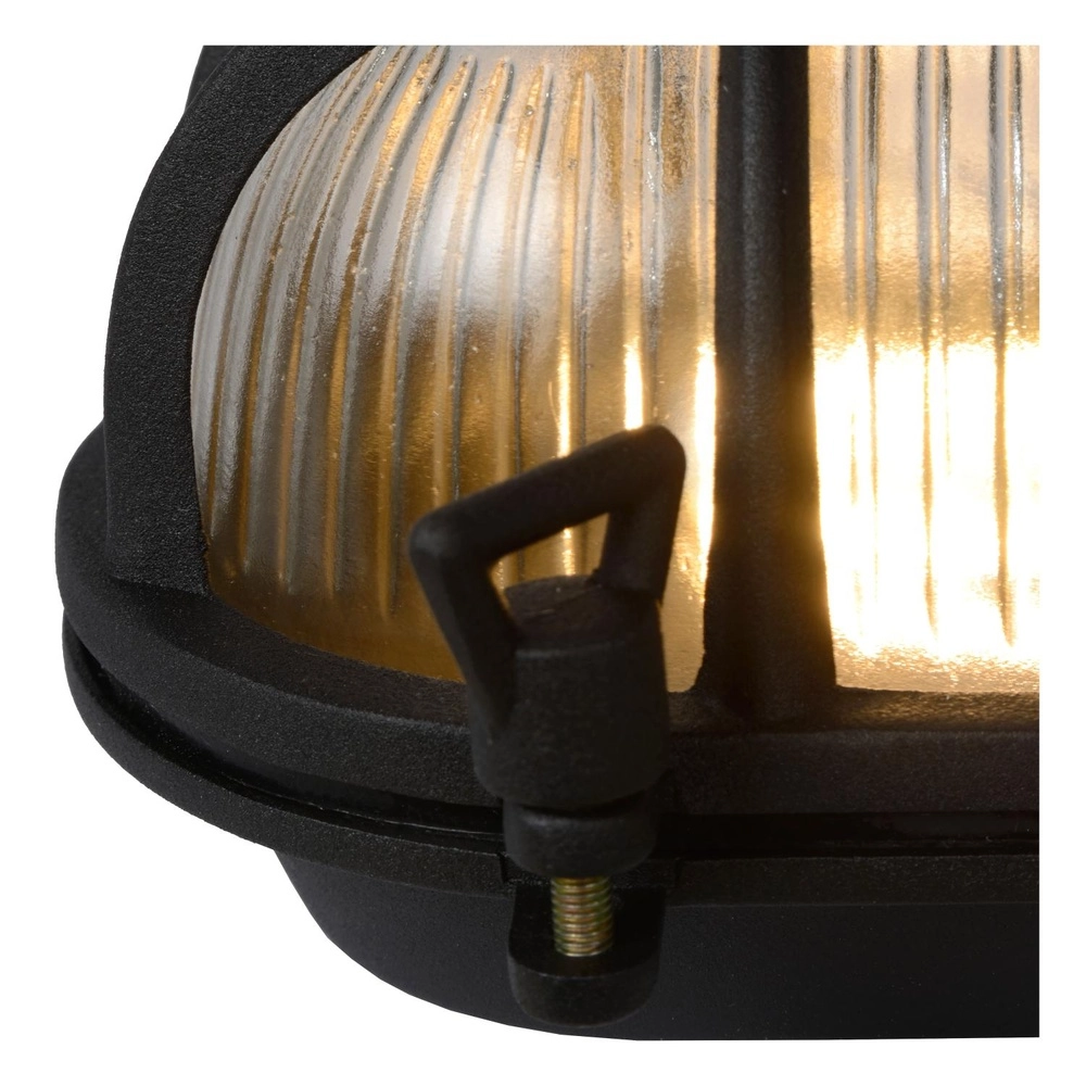 Bullseye wandlamp Dudley IP54 zwart Lucide 5411212114891
