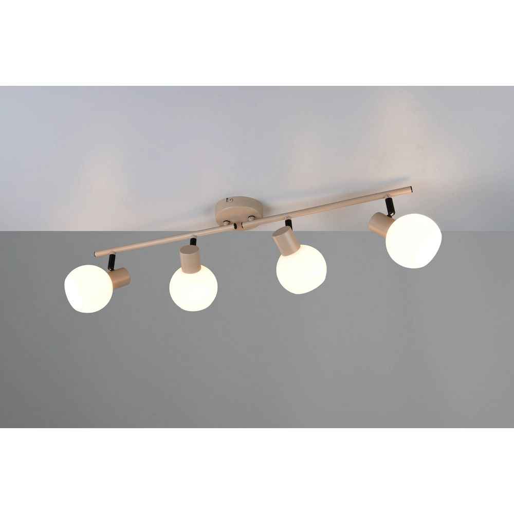 Plafondlamp Boba 4-lichts beige Trio 4017807654639