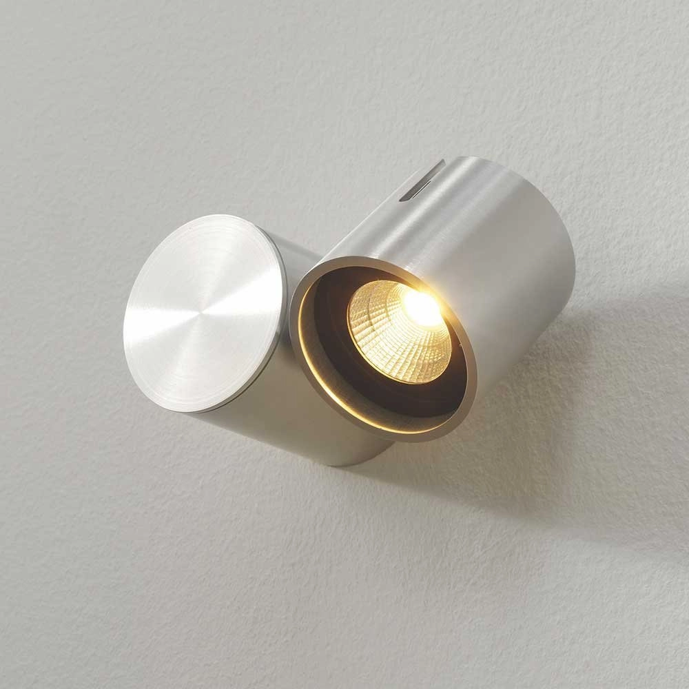 Led wandspotje Mayen metaalgrijs