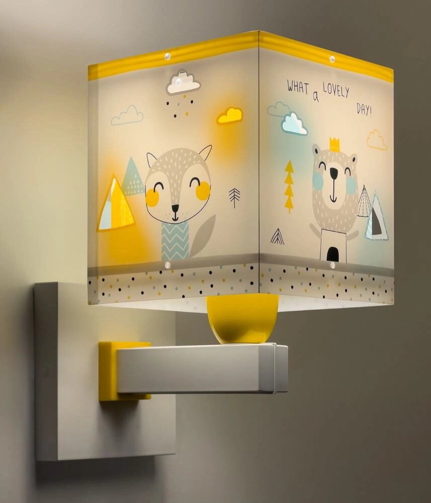 Kinderkamer wandlamp Hello Little Dalber 8420406732497