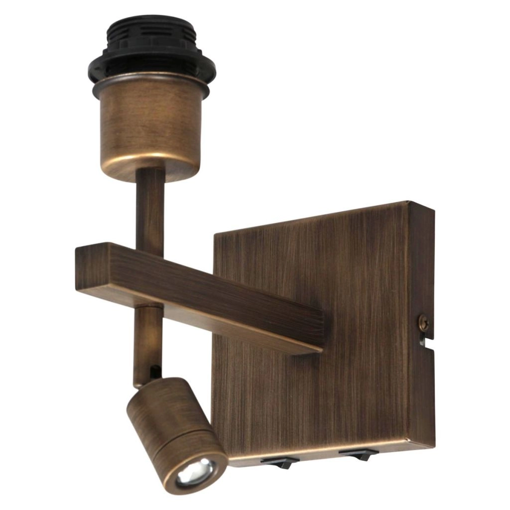 Wandlamp Stang met zwarte kap Steinhauer 8712746189643