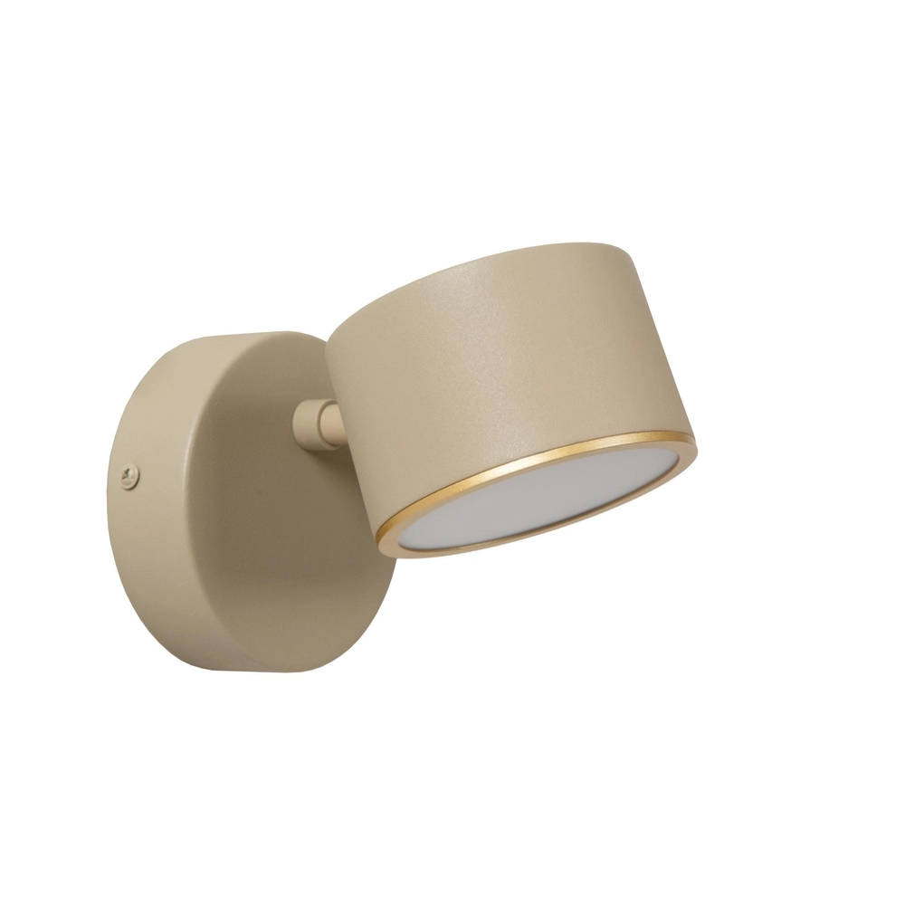 Wandlamp Gian zand bruin