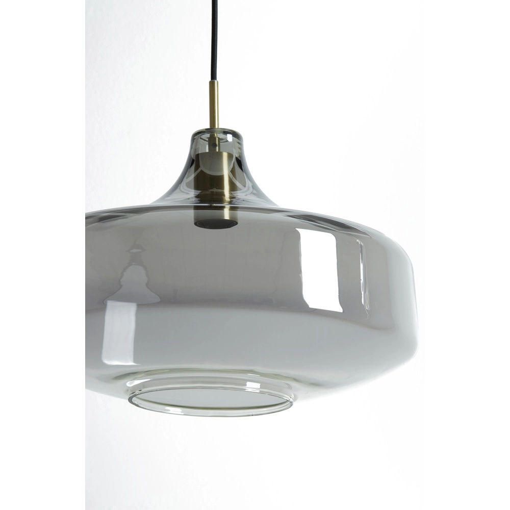 Smoke glazen hanglamp Solna Ø 39,5cm Light & Living 8717807680220