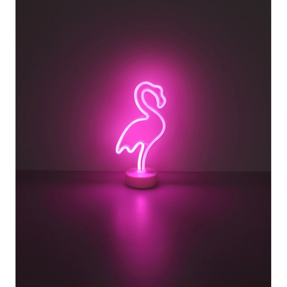 Tafellampje Flamingo neon Globo 9007371478484