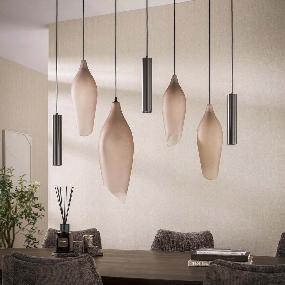 Stijlvolle hanglamp Cocoon met frosted glas