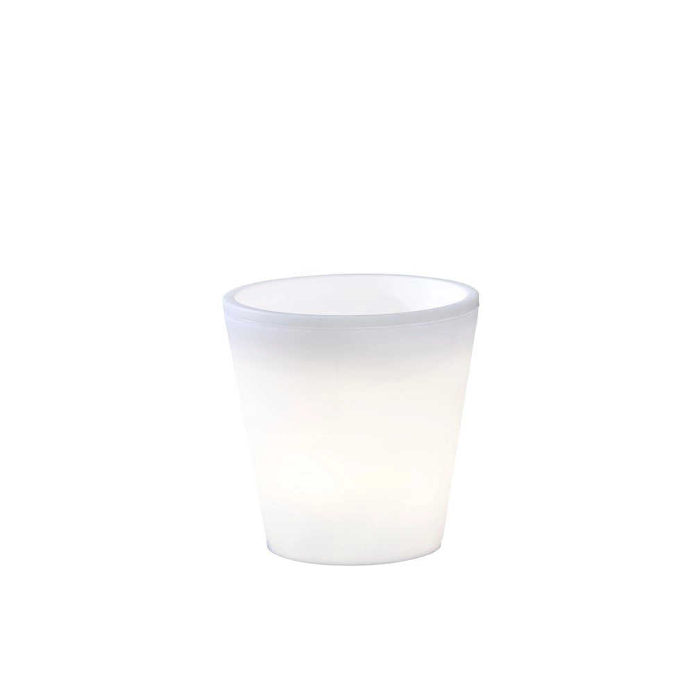 Plantenbak Assisi led 28cm - 2,5w - wit