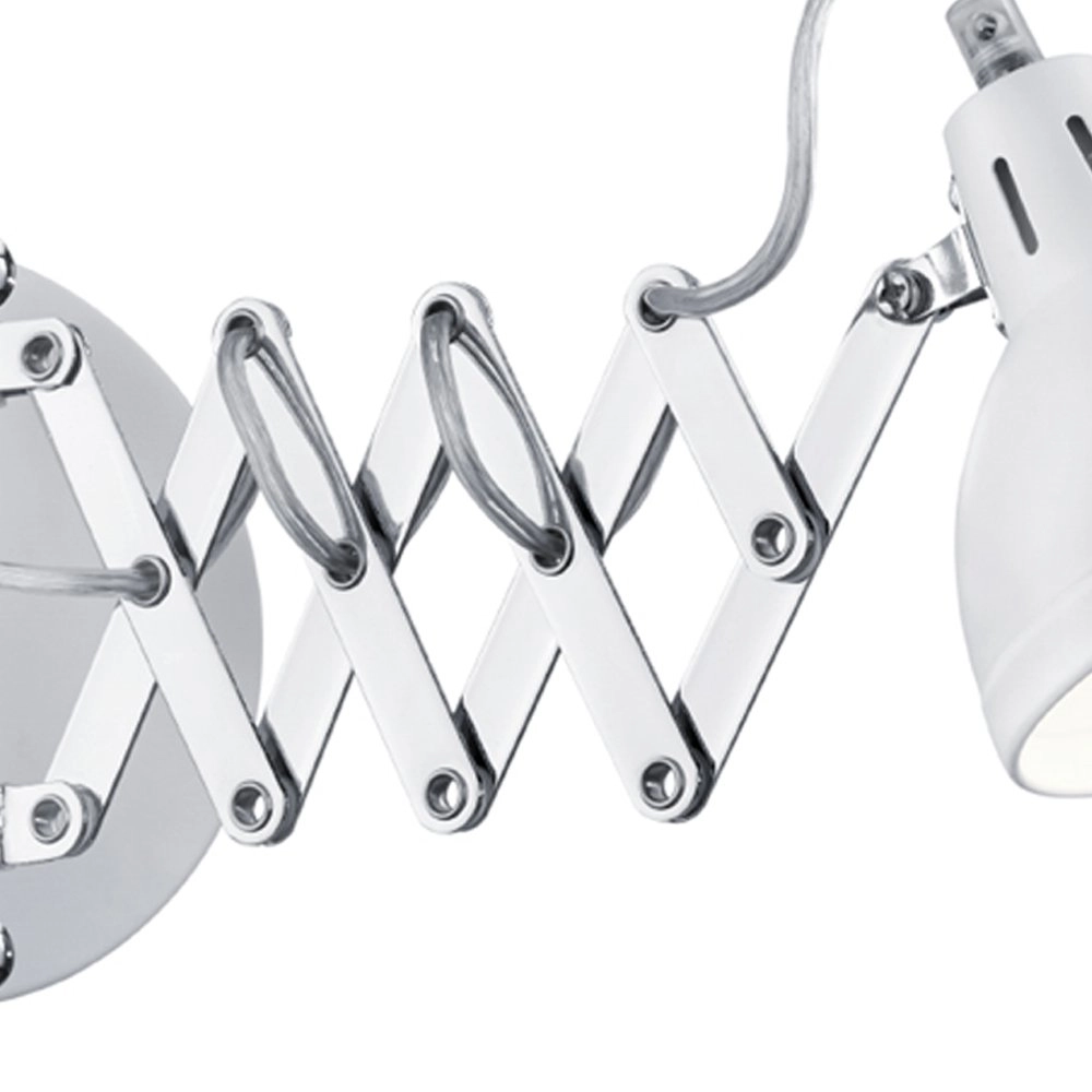 Schaarlamp Scissor wit met chroom Trio 4017807346534