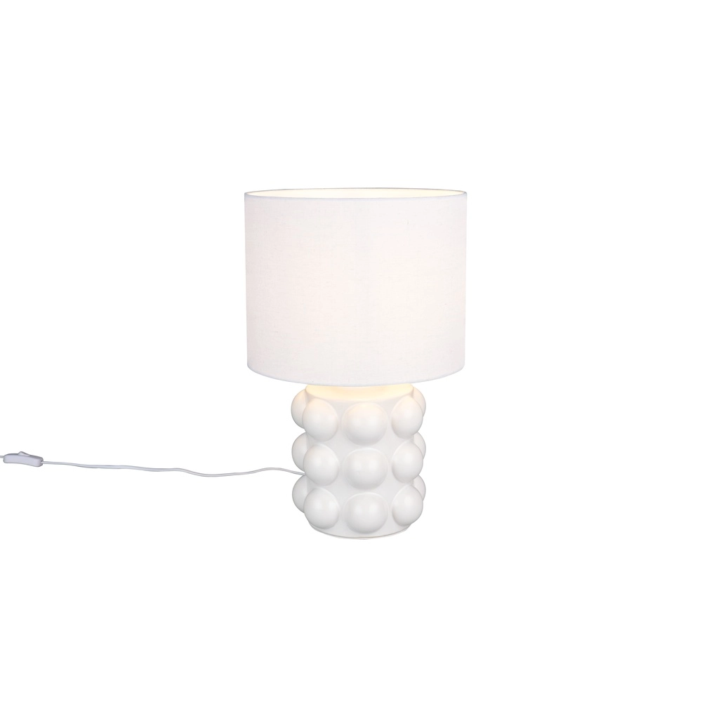 Tafellamp Kate wit Ø 30cm Trio 4017807662597