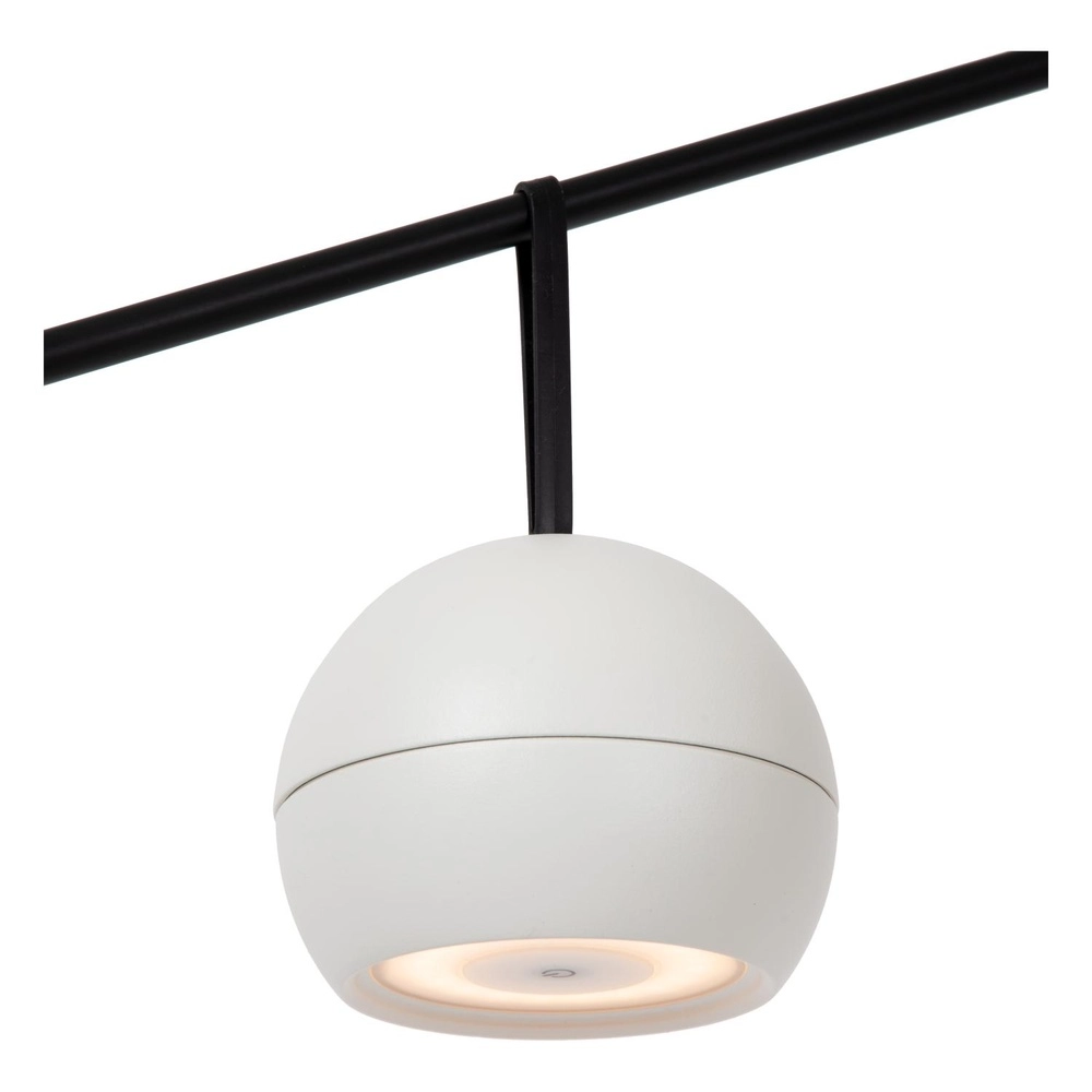 Oplaadbare wandlamp Lunex wit magnetisch Lucide 5411212272416