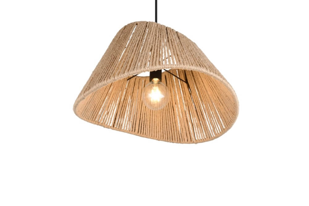 Japandi hanglamp Valerie rotan Ø 52cm Trio 4017807637380