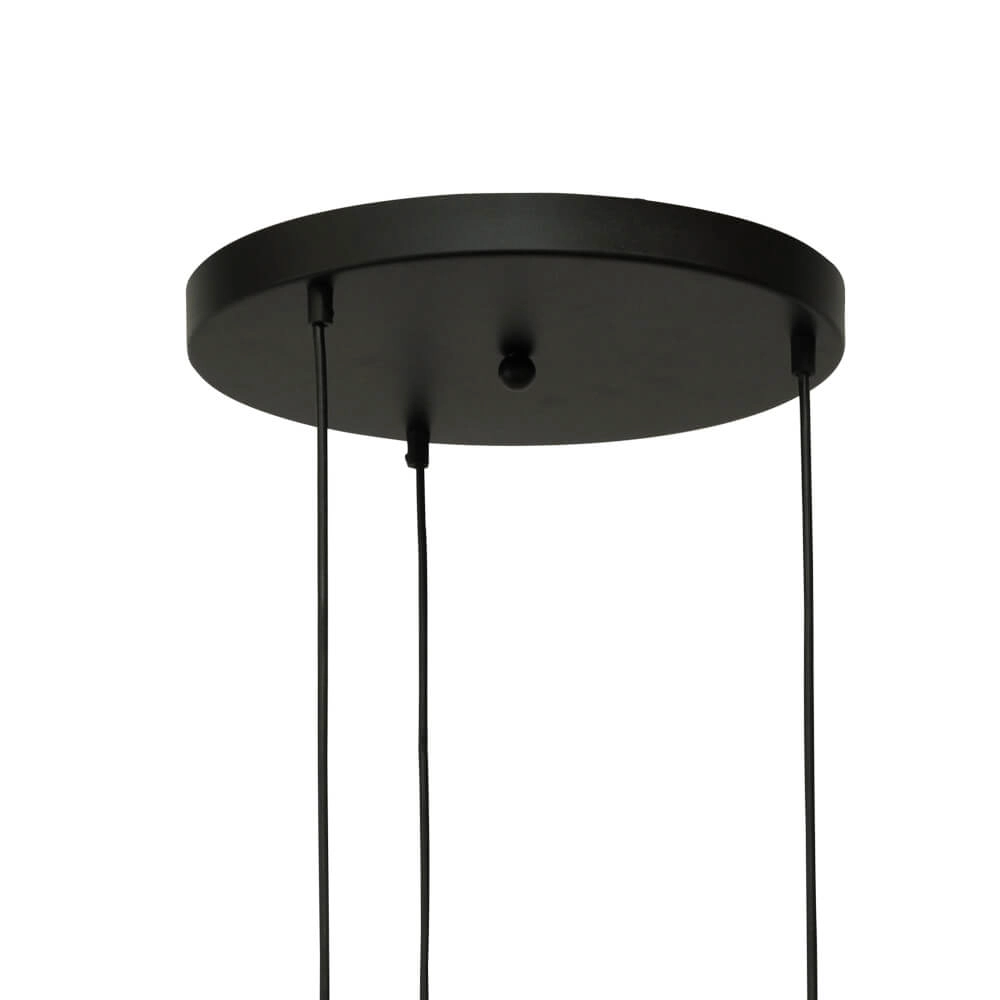 Pendel hanglamp Lava 3x smoke glas Masterlight 8718121286457