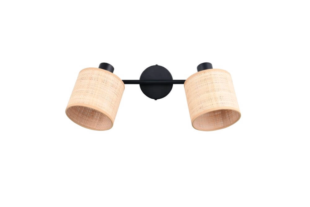 2-lichts plafonlamp Aimee met crème kappen Trio 4017807637342