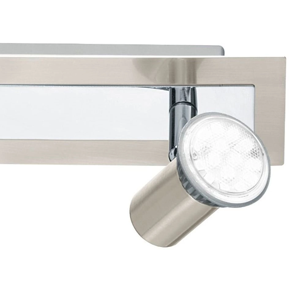 Led plafondspot Rottelo Beam 2-lichts Led nikkel mat Eglo 9002759909154
