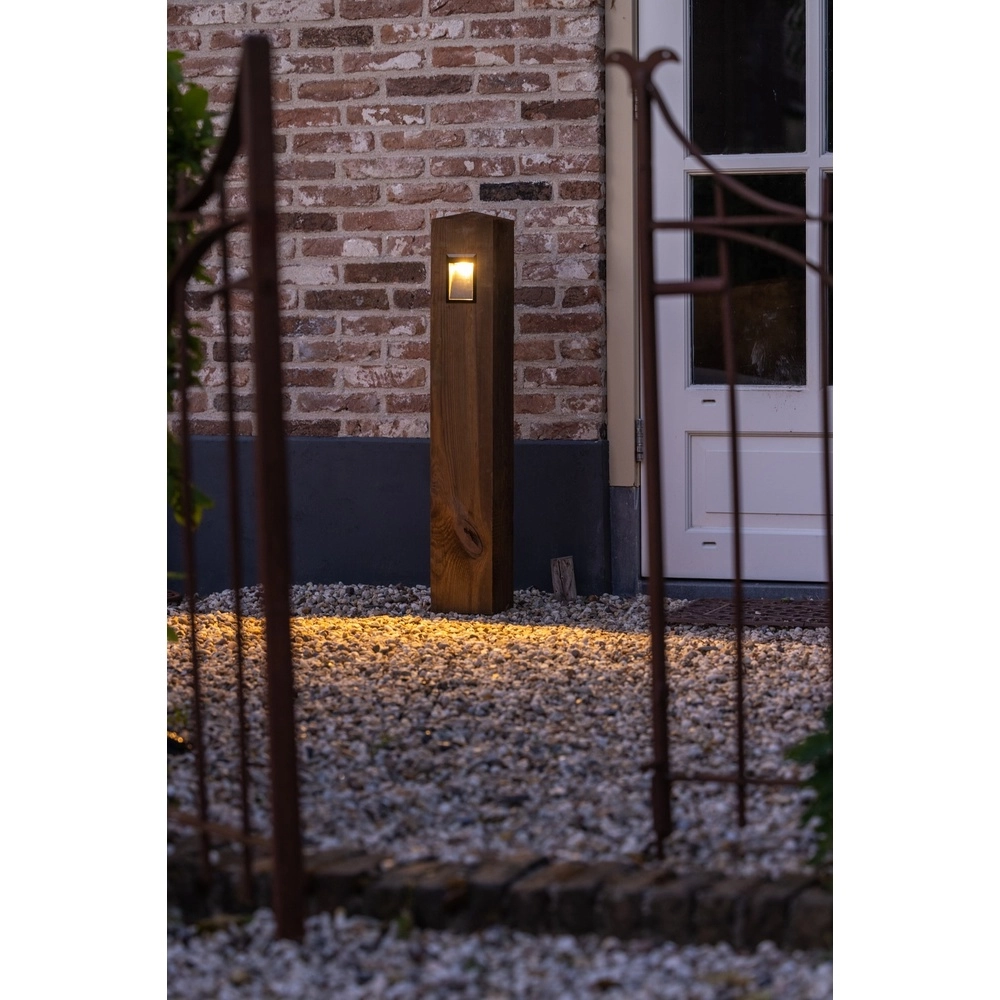 Houten pad lamp Torre 100 Eiken - 10x10x90cm - 2700K Timberlab 8716803514553