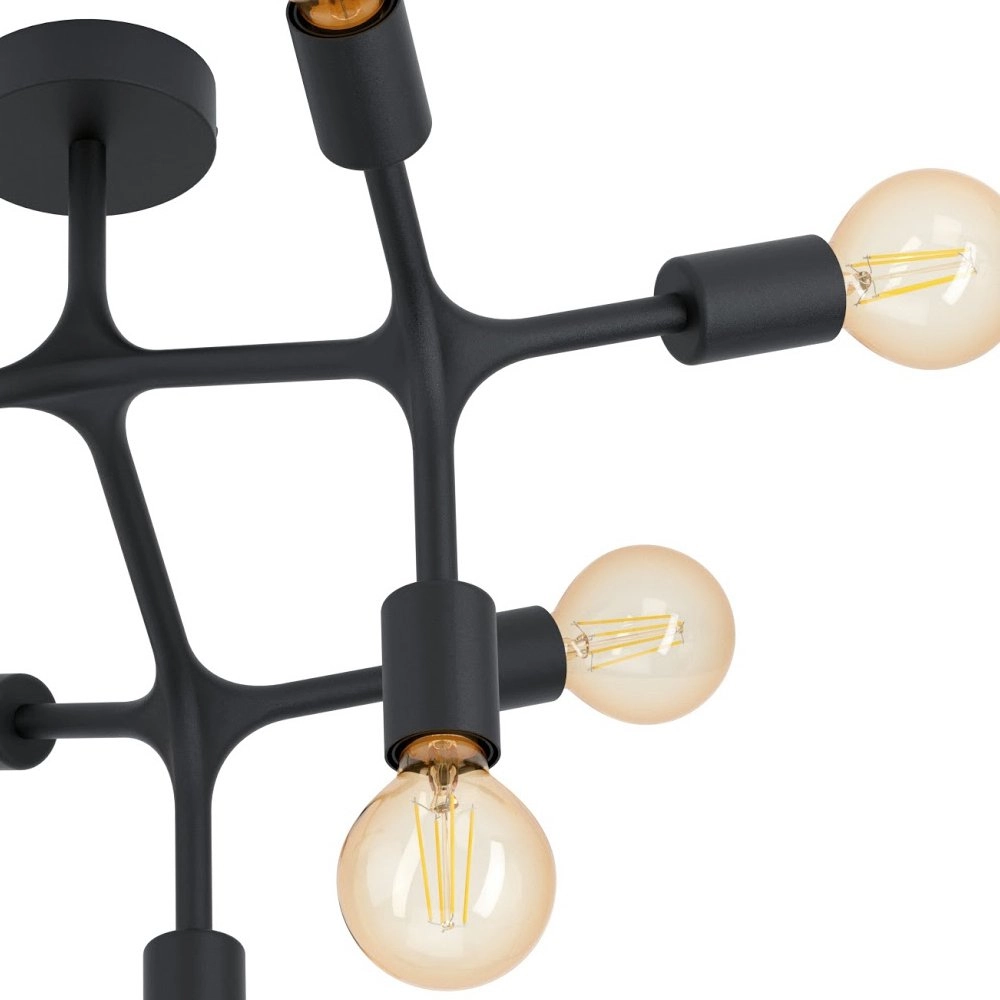 Slaapkamer plafondlamp Bocadella 1 spider Eglo 9002759983185