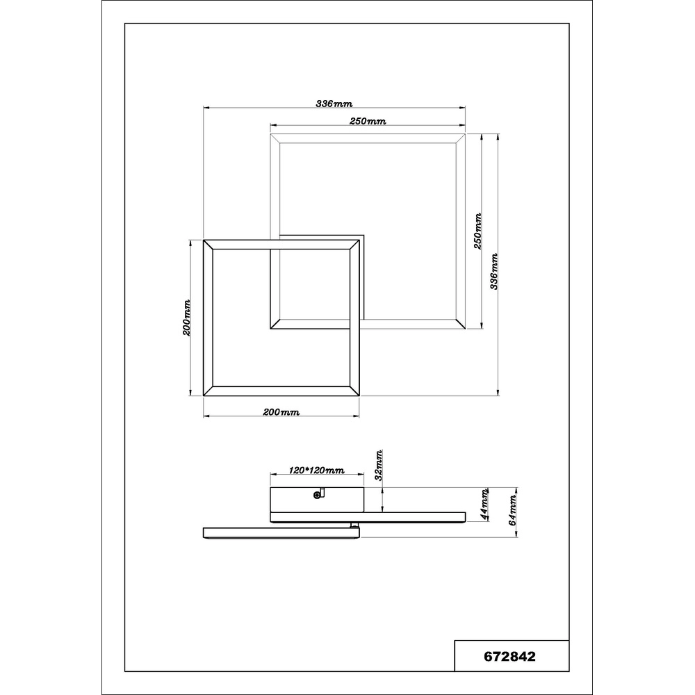 Strakke plafondlamp Tyler zwart Globo 9007371453818