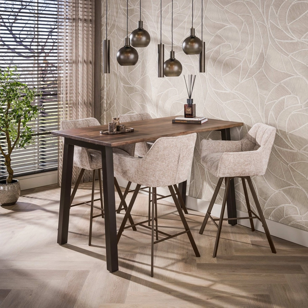 Hanglamp eettafel Sfera met glazen bollen en pendels Lyora 8716803512399