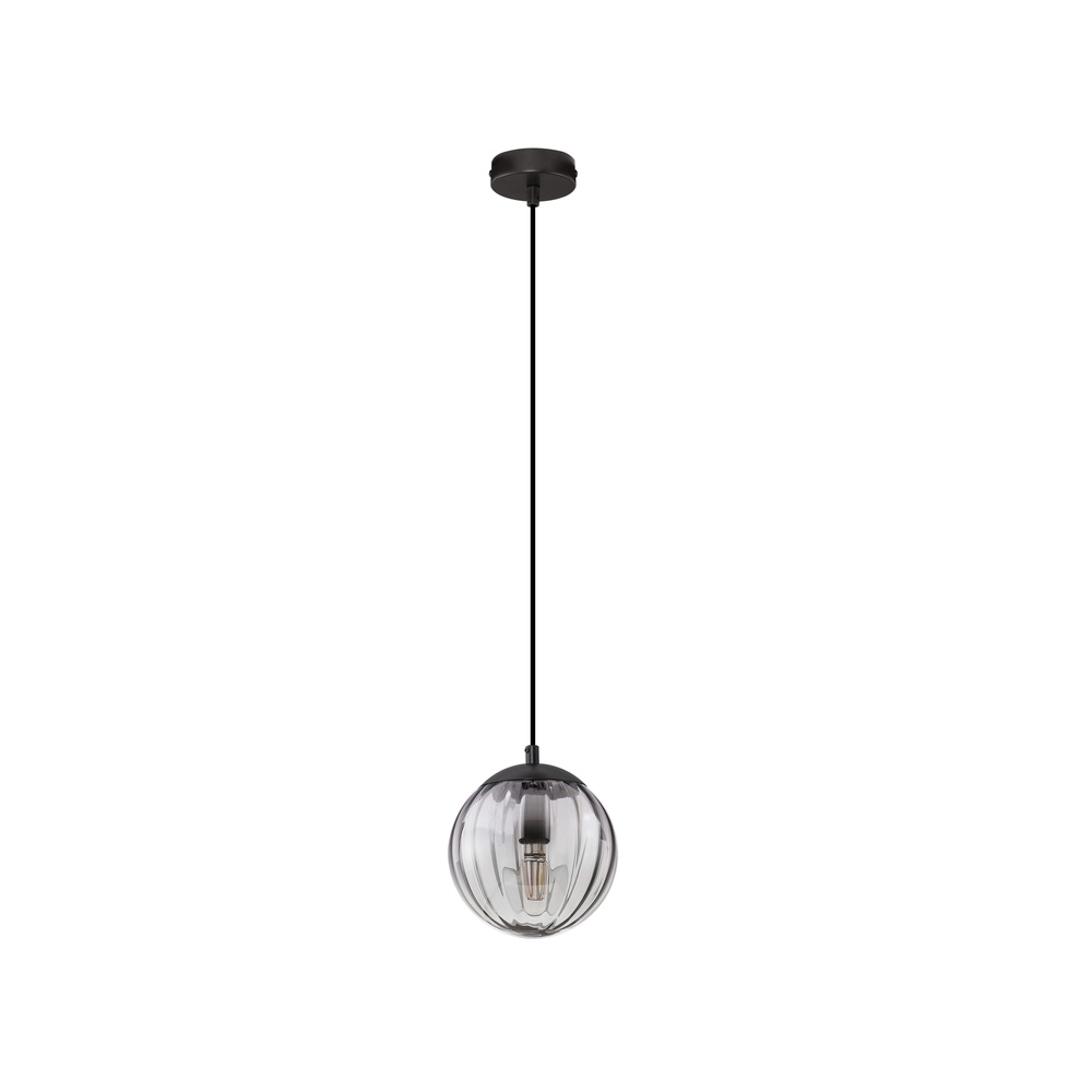 Hanglamp Abbacus 1-lichts smoke glas Lyora 5212017461049
