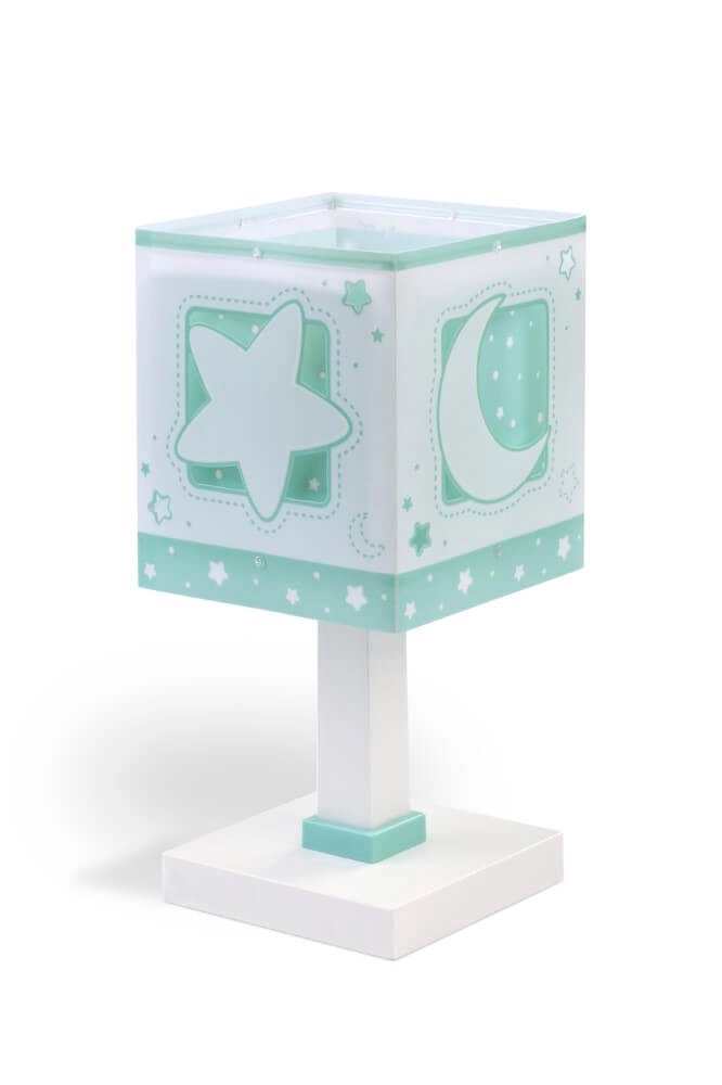 Kinderkamer tafellamp Moonlight turquoise