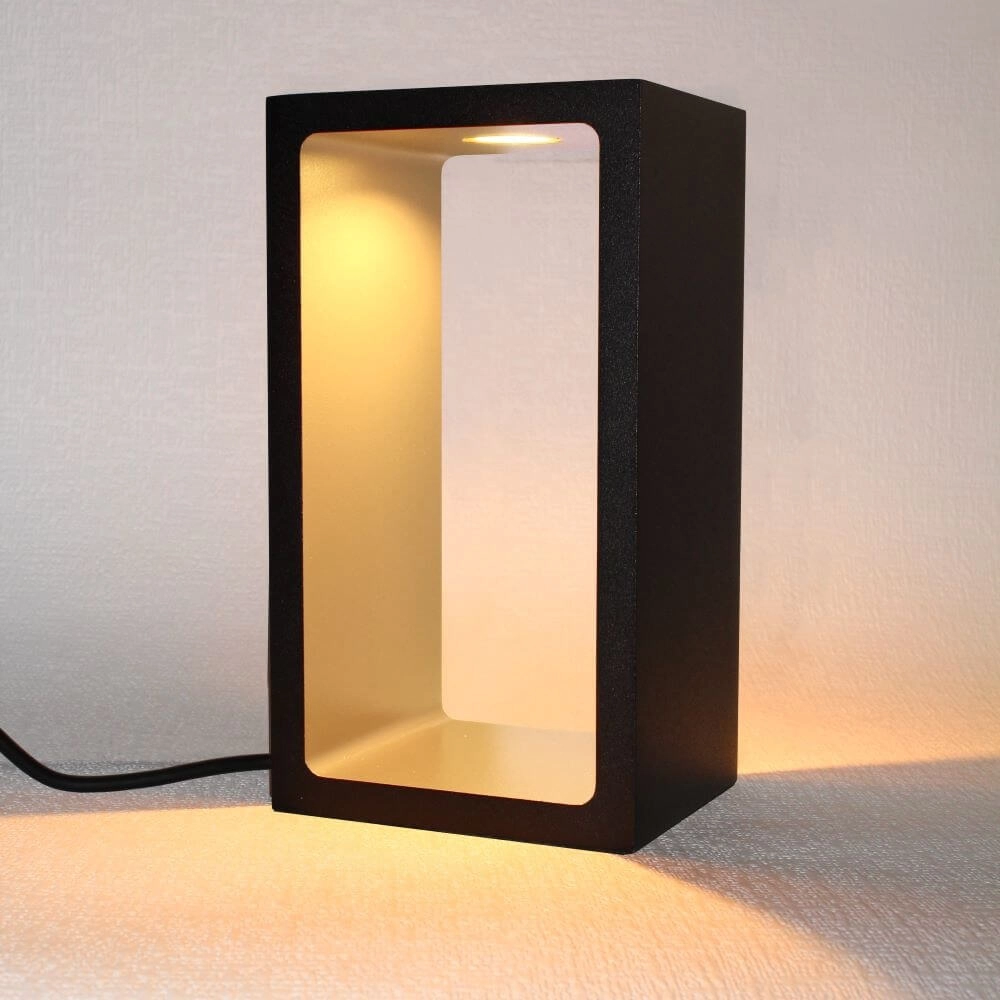 Design tafellamp Corridor zwart met goud