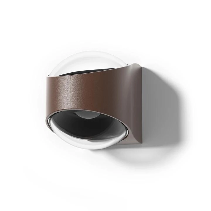 Moderne muurspot London roestbruin - 2x led