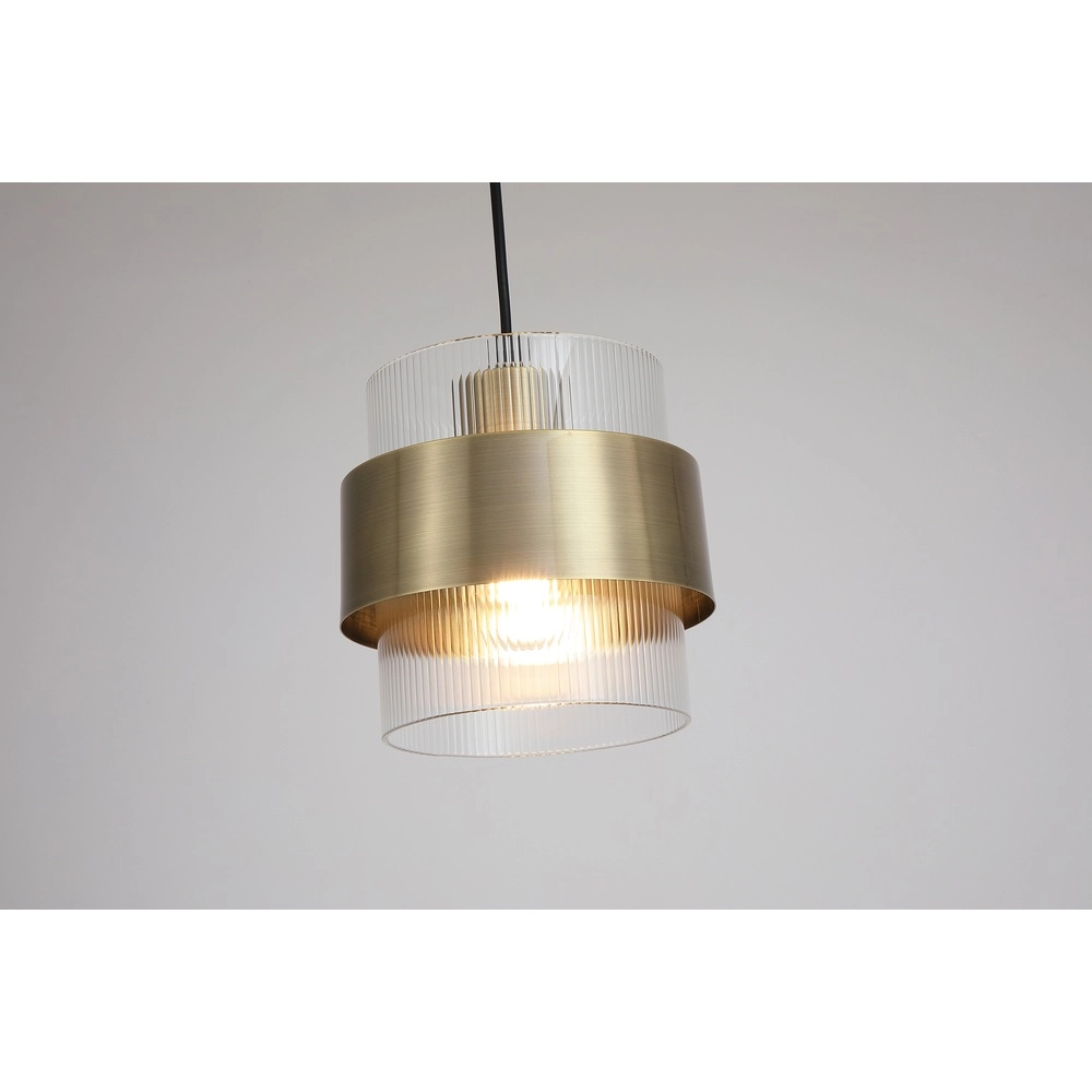 Hanglamp Royal 1-lichts antiek messing Searchlight 5,05342E+12