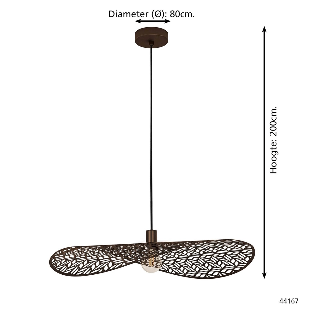 Hanglamp Swaby Ø 80cm Eglo 9008606359851