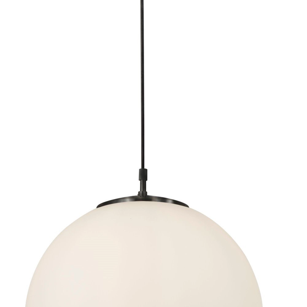 Glazen hanglamp Atom Ø 40cm met zwart Searchlight 5053423138084