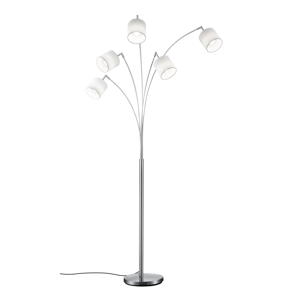 Design schemerlamp Tommy 5-lichts grijs
