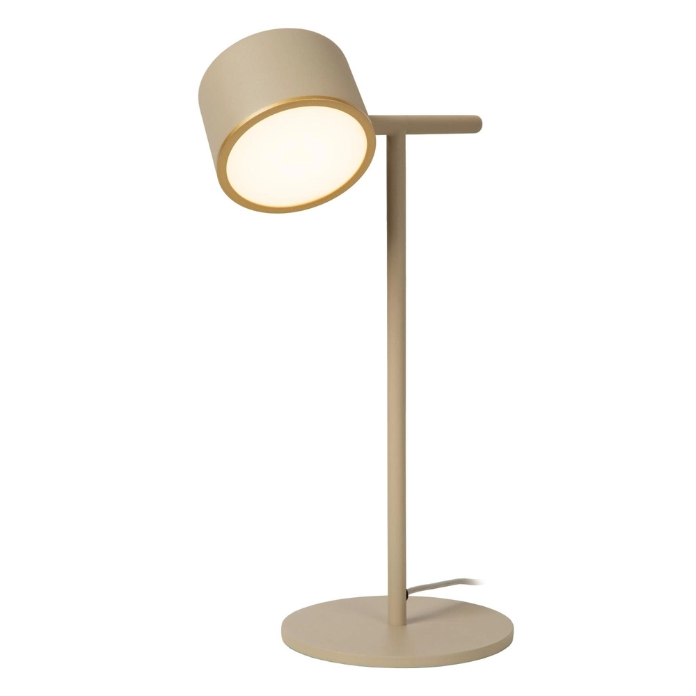 Tafellamp Gian zand bruin Lucide 5411212421135