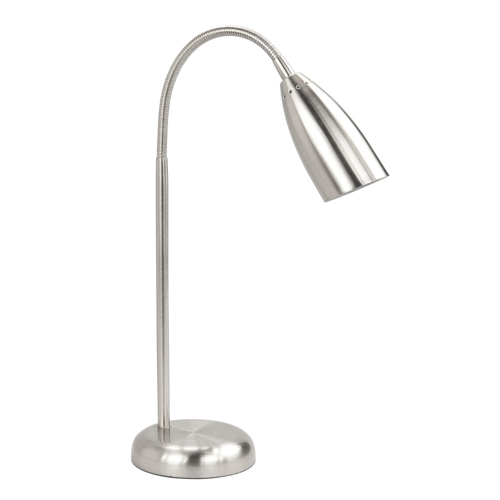 Moderne tafellamp Touchy Metal nikkel