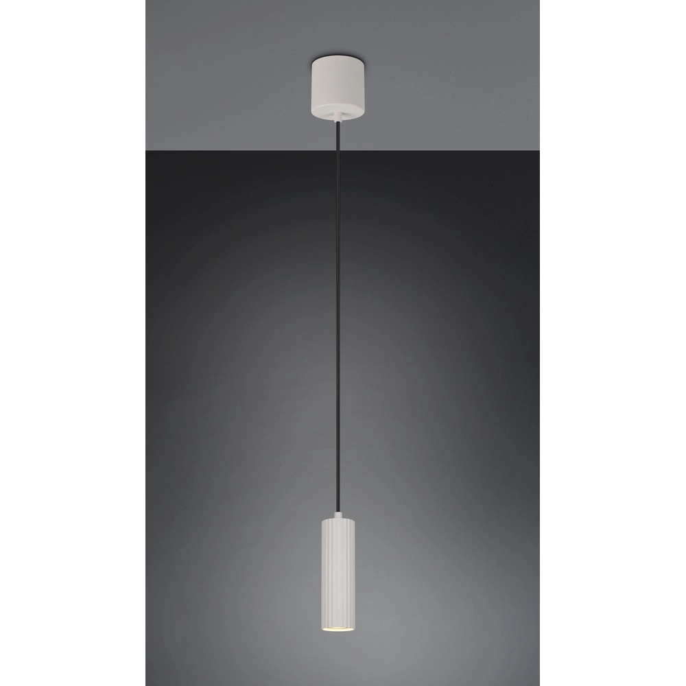 Design hanglamp Soka Ø 9cm grijs Trio 4017807658491
