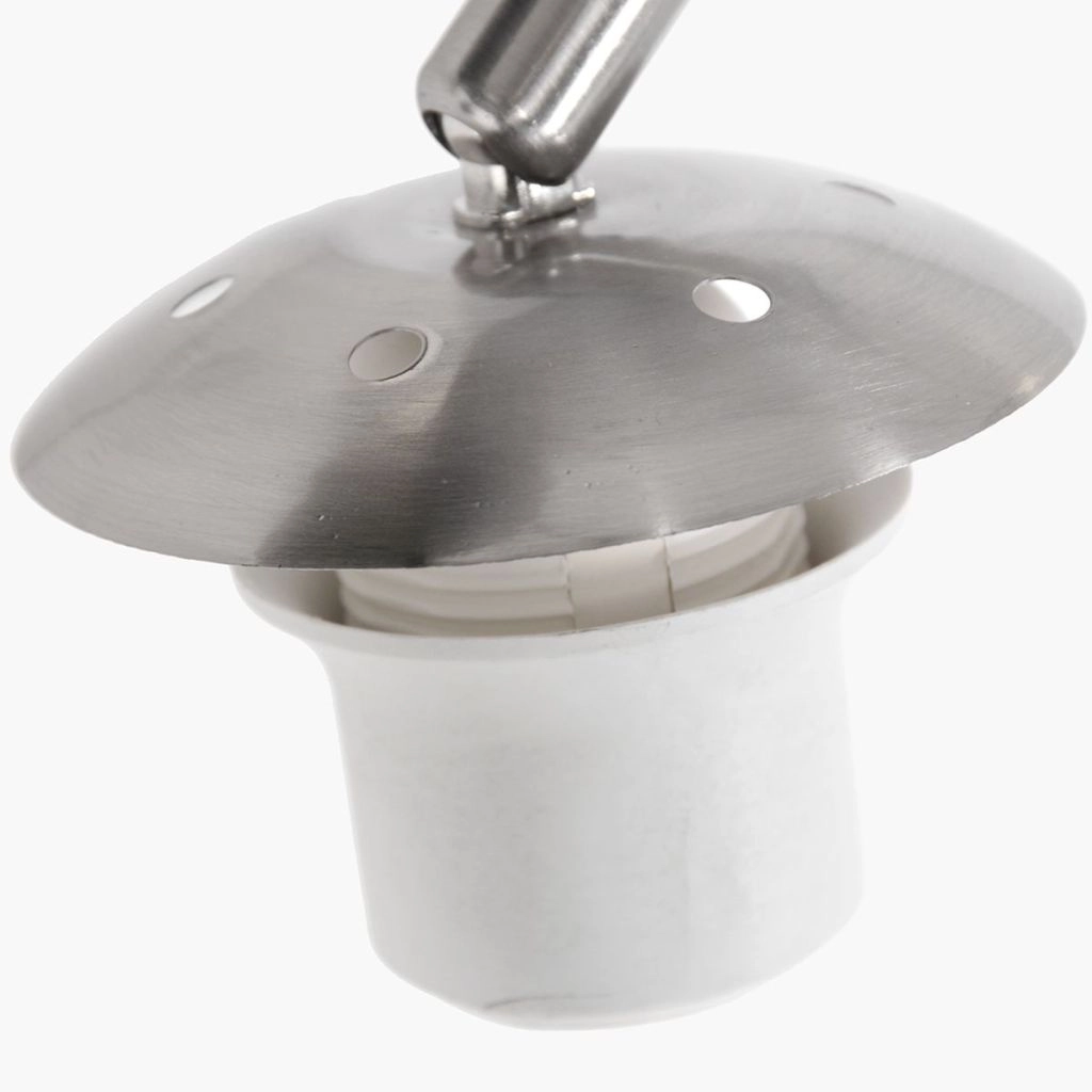 Booglamp Vela Lino met zwarte kap Ø60cm Steinhauer 8712746183535