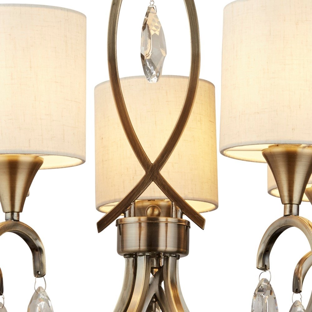 Klassieke hanglamp Alberto 5-lichts antiek brons Searchlight 5053423097749