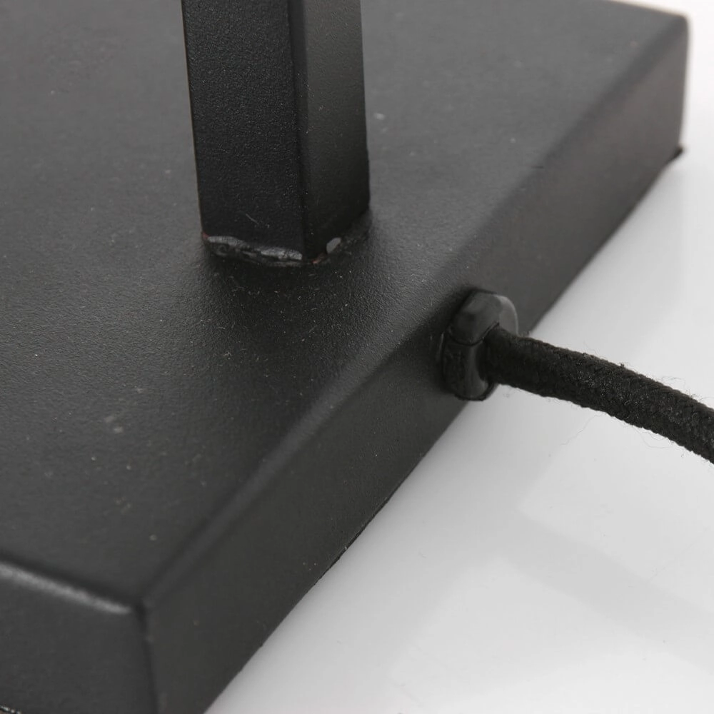 Bureaulamp Stanger zwart met goud velvet Steinhauer 8712746152104