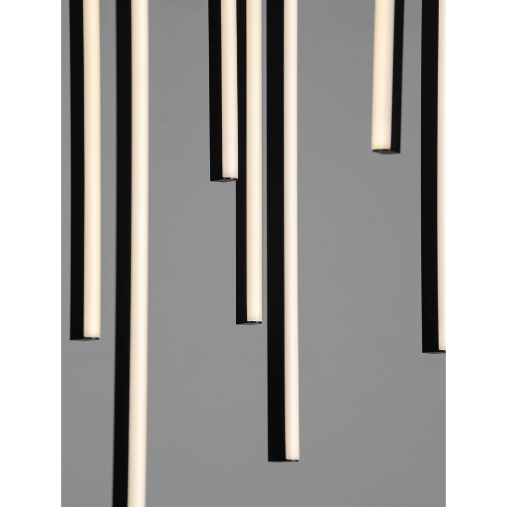 Design pendant lamp Gratta black Ø 50cm Lyora 5212017468536