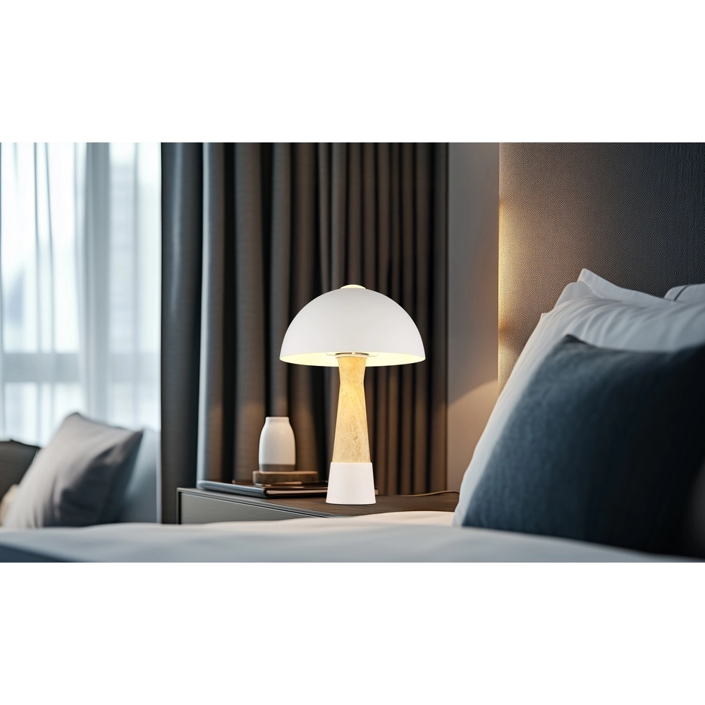 Unieke tafellamp Paulin zand bruin Globo 9007371566709