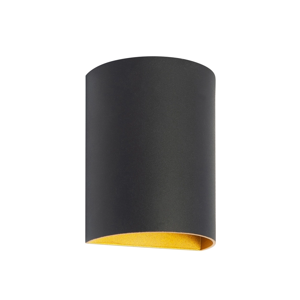 Design opbouwspot Hera rond zwart met goud