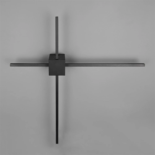 Moderne wandlamp Cassino zwart 67,5cm Trio 4017807683202