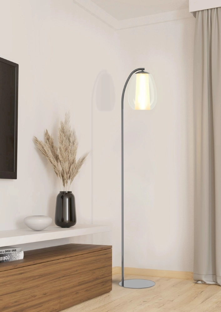 Design vloerlamp Menorca grijs Stars of Light 9008606360024