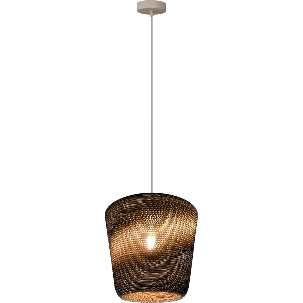 Zand hanglamp Carta Moody Ø 34cm Think Paper kap