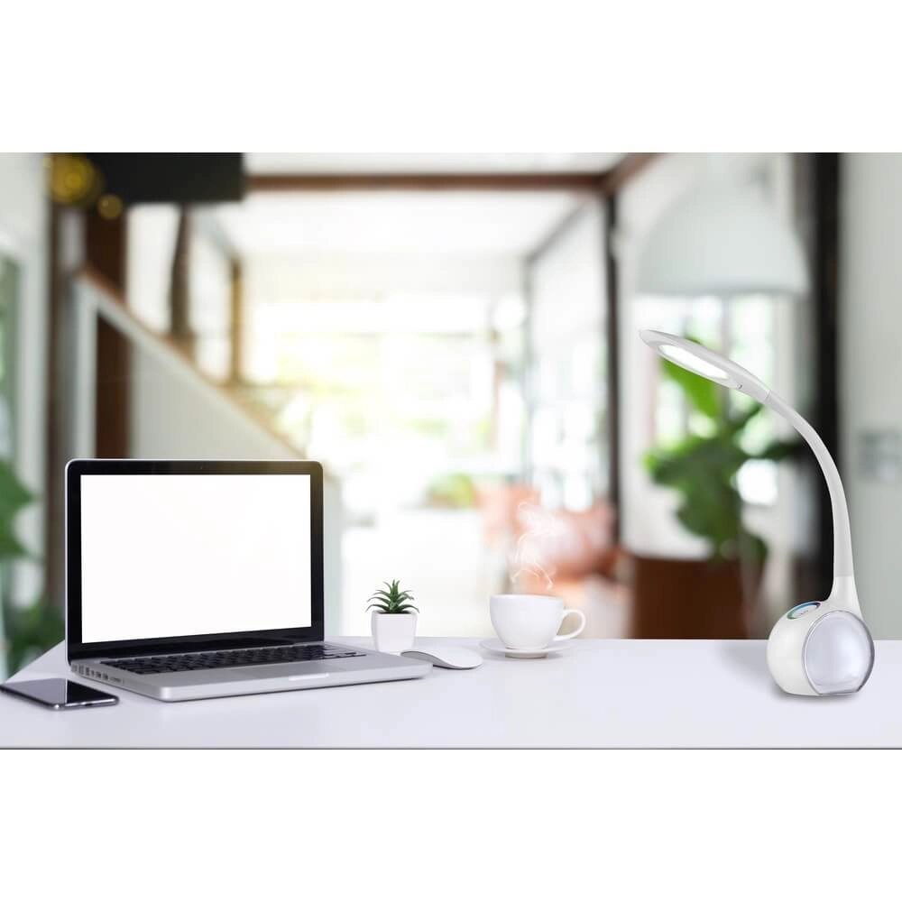 Bureaulamp Tarron wit Globo 9007371286911