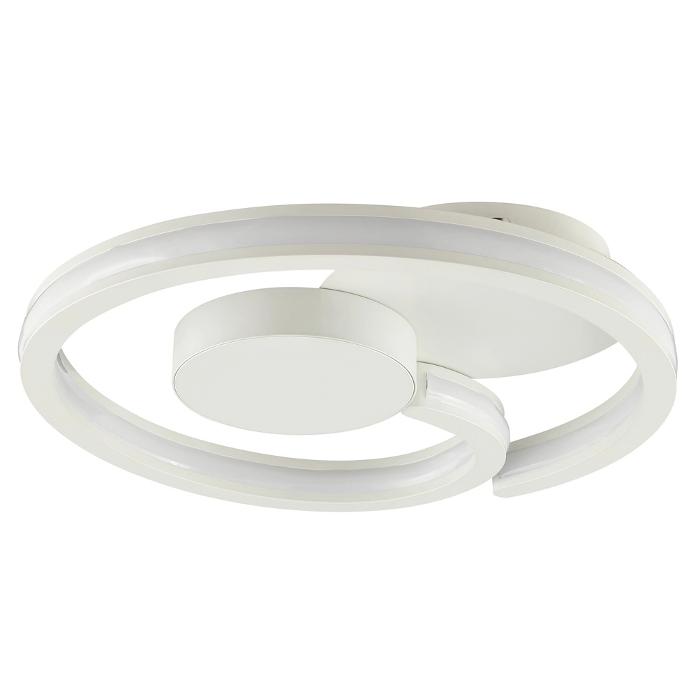 Witte plafondlamp Revola design Ø 40cm Brilliant 4004353477478