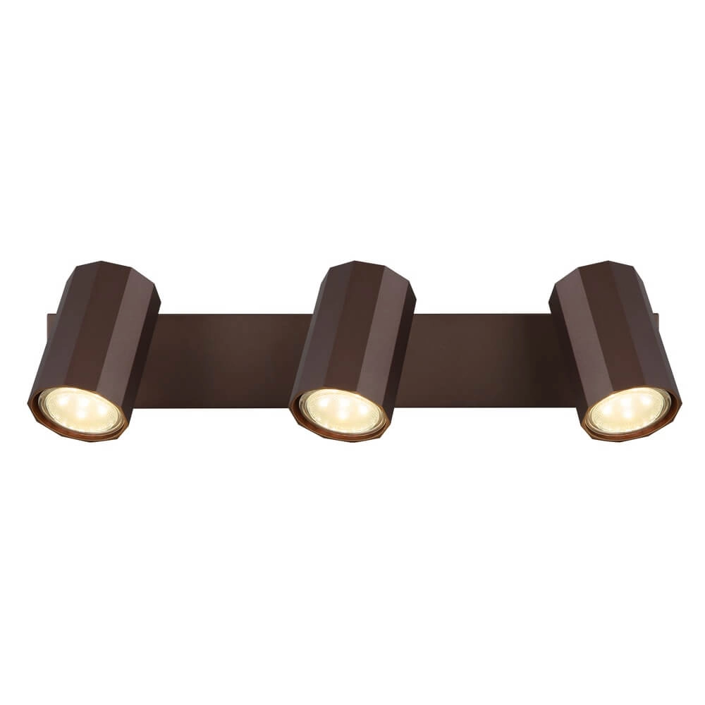 Bronzen plafondlamp James 3-lichts Globo 9007371450886