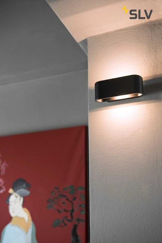 Wandlamp Ossa R7S 18cm zwart SLV 4024163142199