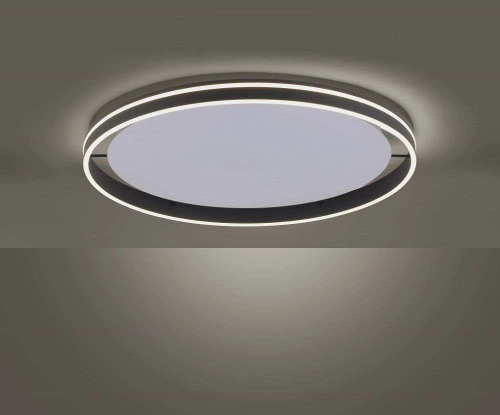 Smart plafondlamp Q-Vito Ø 80cm antraciet Paul Neuhaus 4012248336076