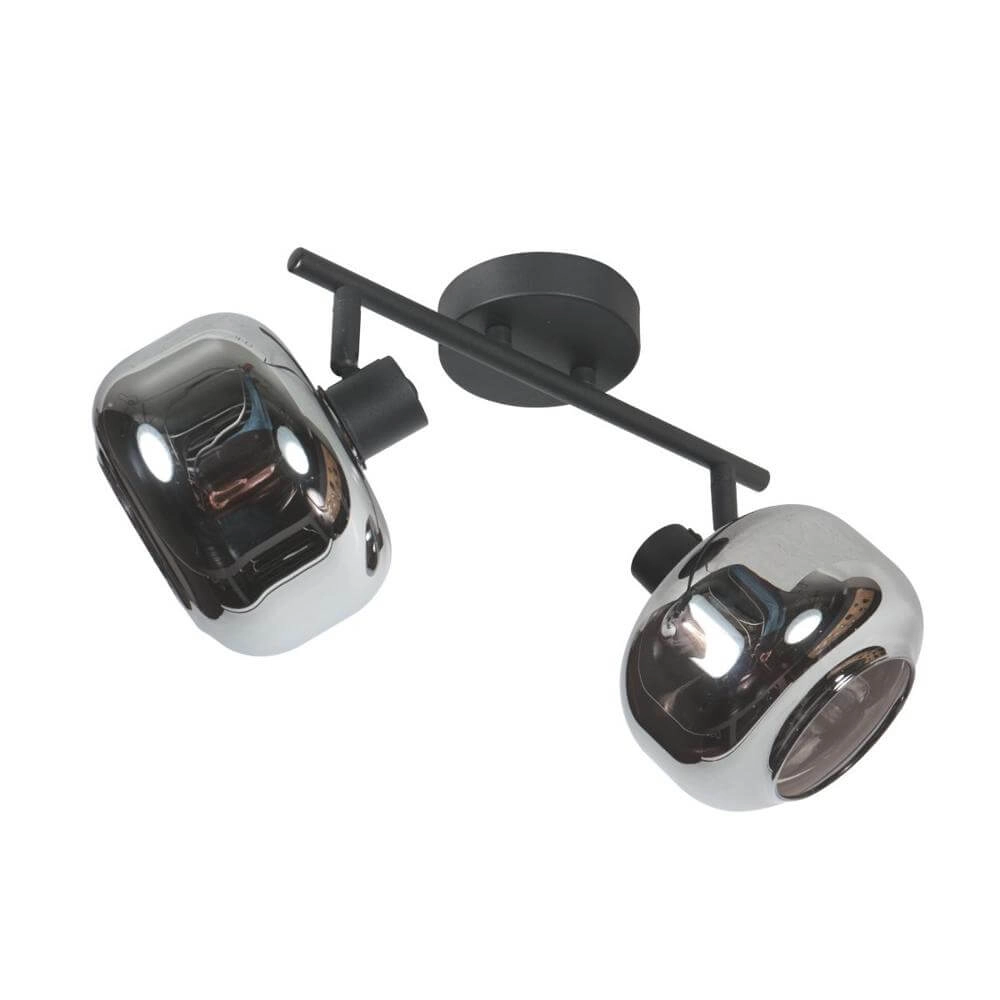 Zwarte plafondlamp Tenebris dubbel Steinhauer 8712746178104