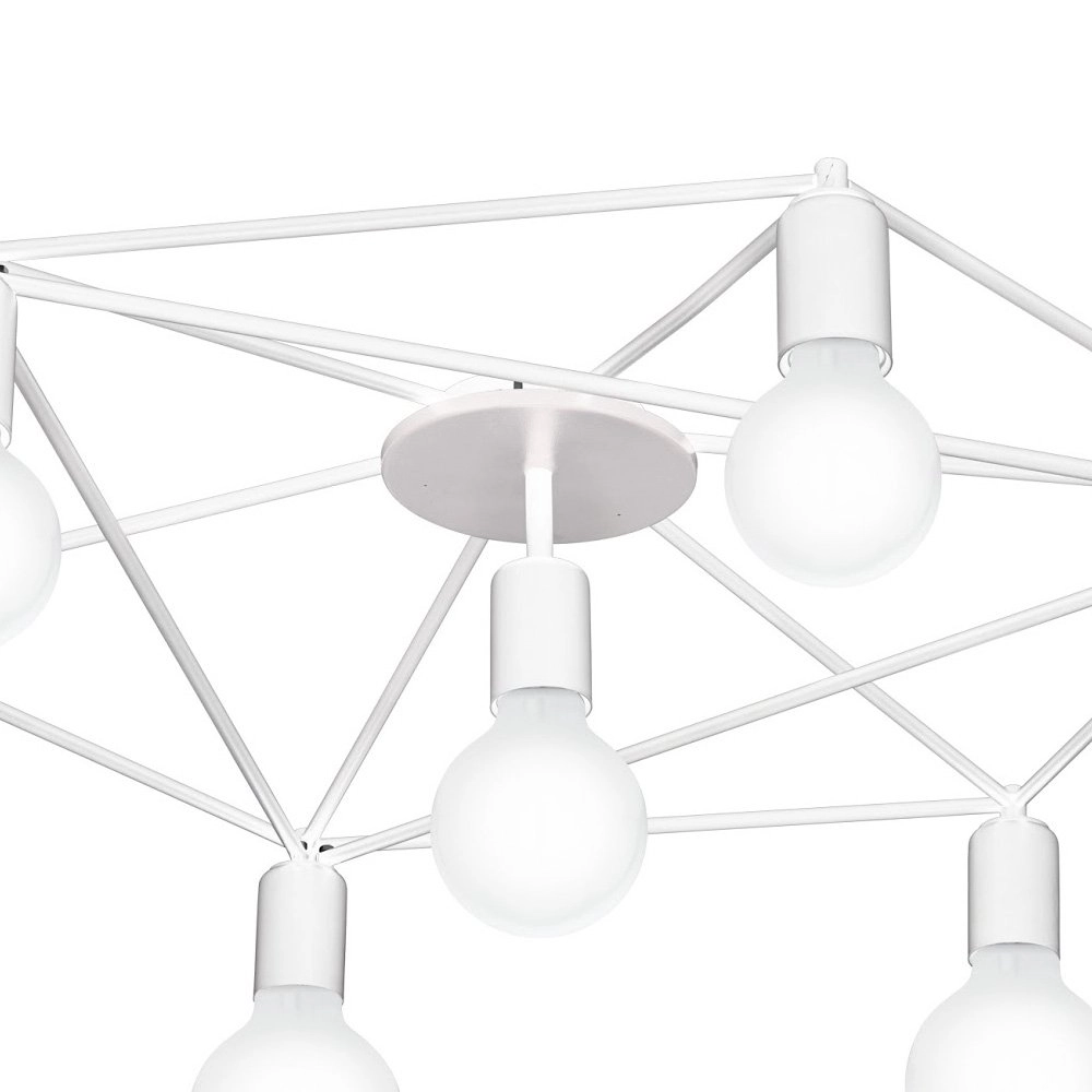 Plafondlamp Staiti 7-lichts 76cm wit Eglo 9002759978969