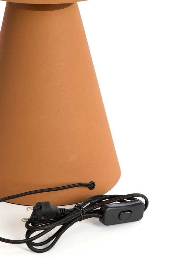 Design tafellamp Surrina oranje Ø 26cm Light & Living 8717807743543