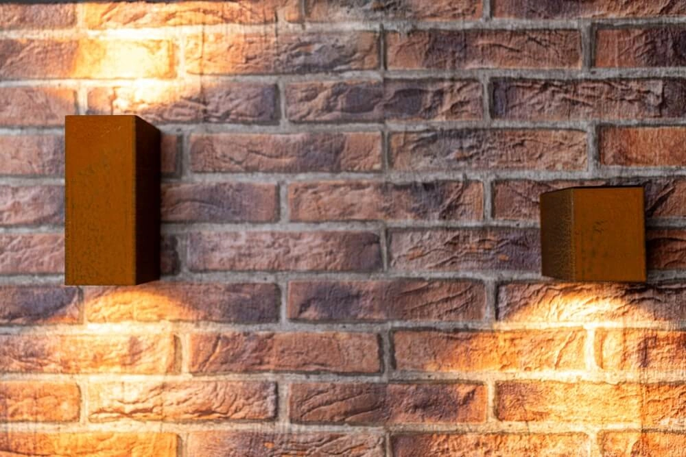 Wandverlichting Gis Up - Down corten LightLux 6150810177158